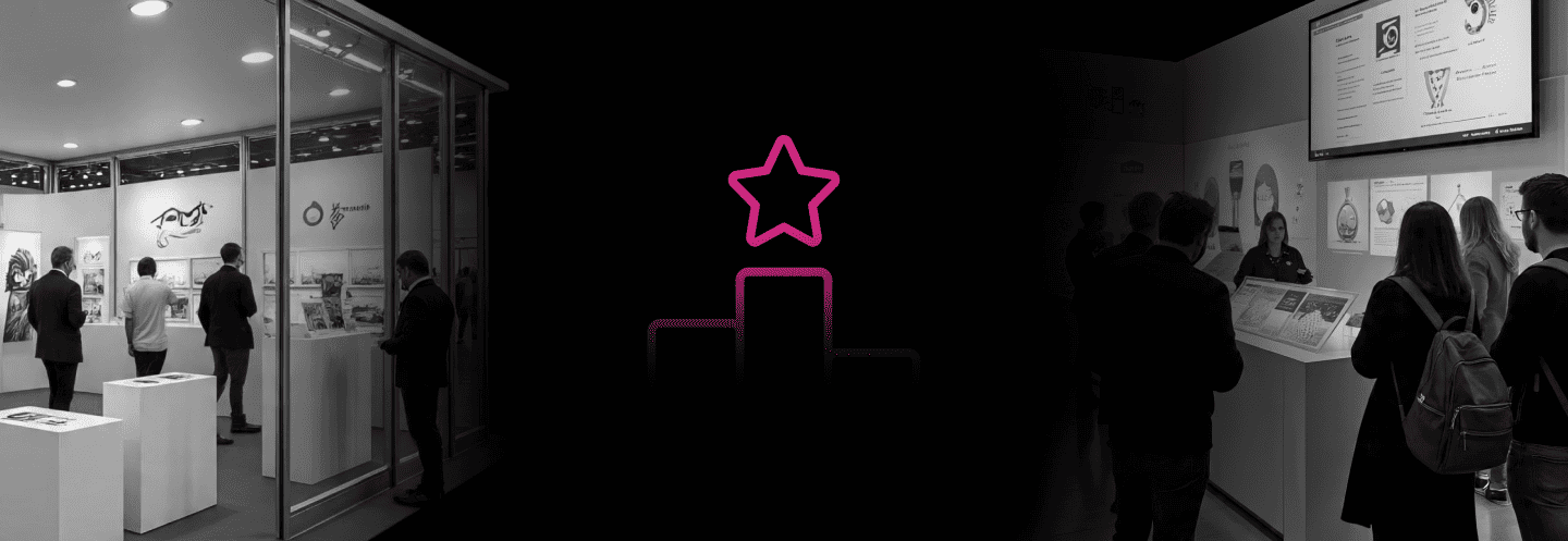 Promotional banner for the exhibition