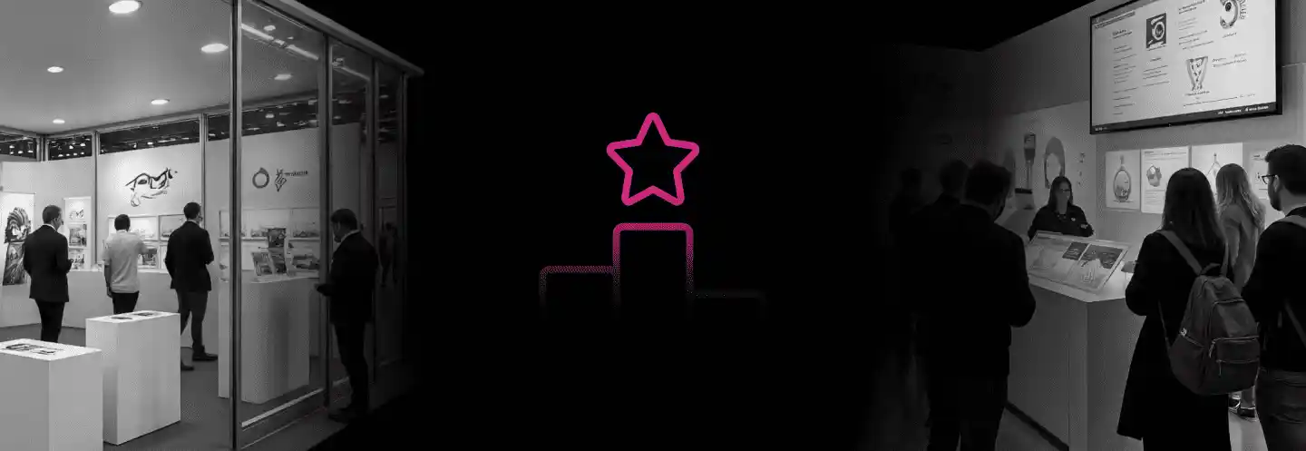 Promotional banner for the exhibition